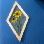 Embroidered Wooden Wall Hangings