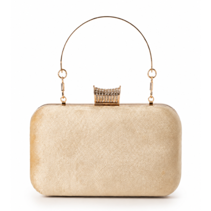 Golden Clutch Bag