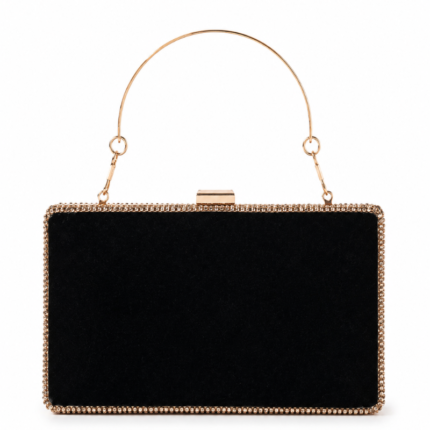 Black & Golden Clutch Bag